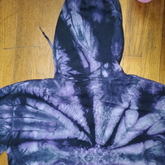 Zine Clothing Purple Tie-Dye Hoodie - Picture 8 of 12